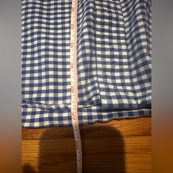 Ralph Lauren Men’s‎ Blue & White Checked Long Sleeve Button Up Med Cotton - Picture 6 of 7